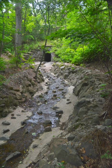 Fischer Creek on the estate grounds